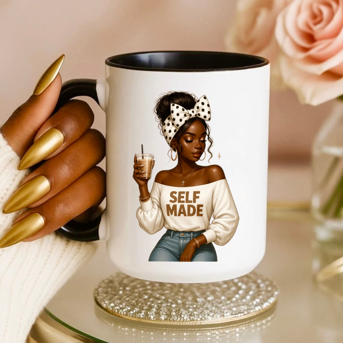 Self-Made – Liberation 11oz Motivational Mug