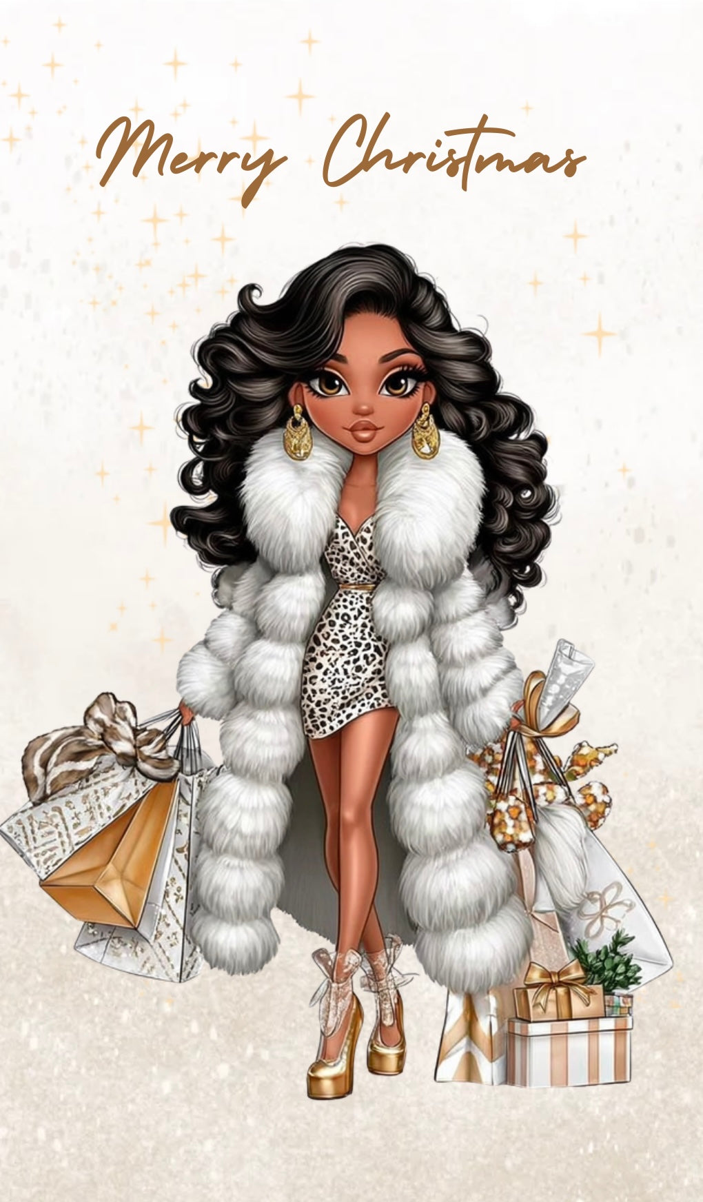 Christmas Glam Ladies Planner Dashboard Bundle – Holiday Fashion Set (3-Pack)