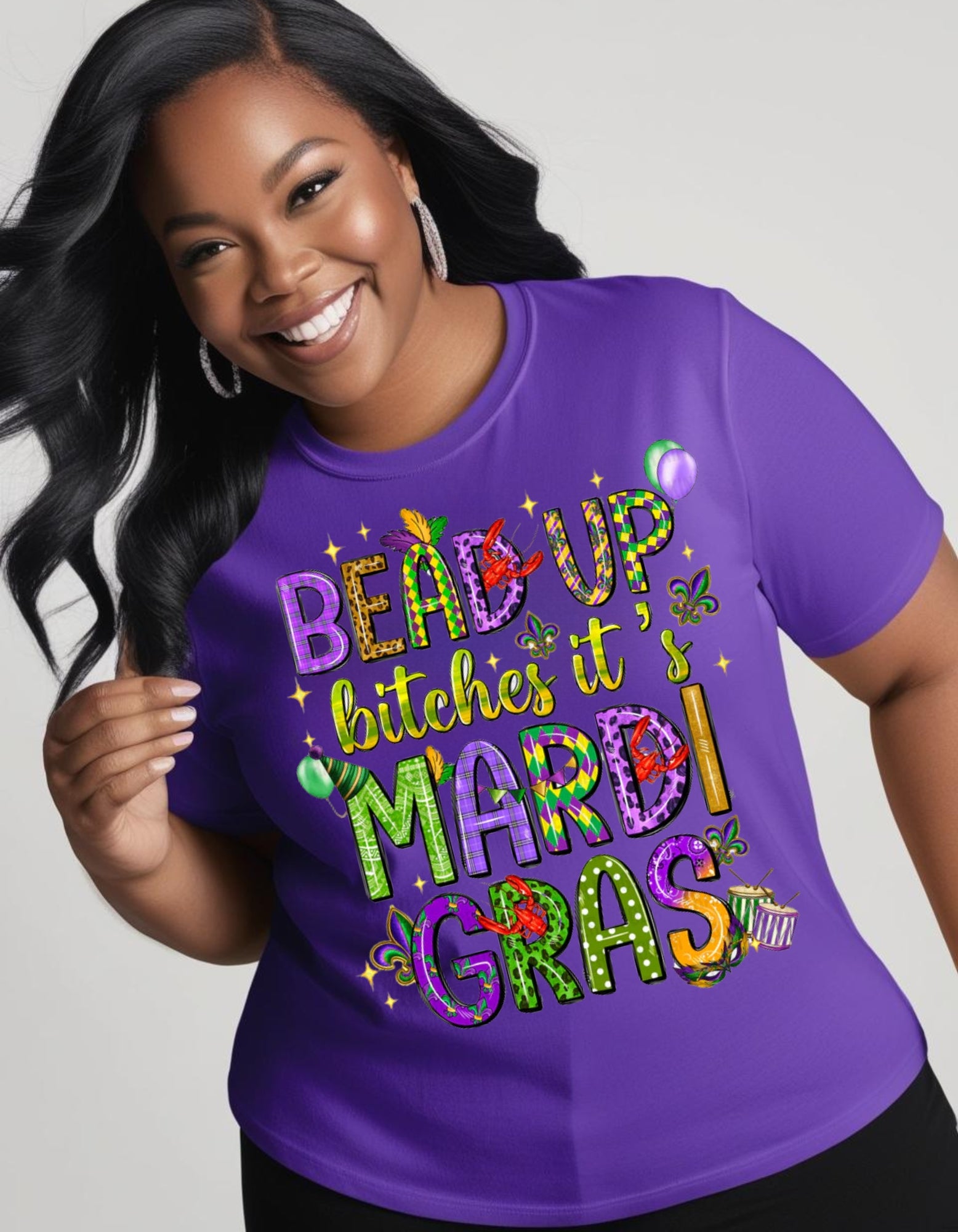 Bead Up B...It's Mardi Gras Sweatshirt