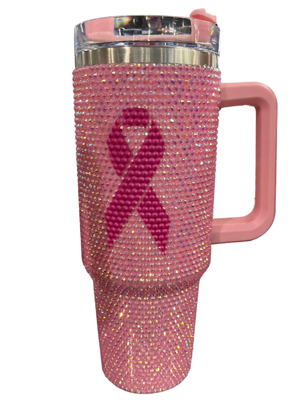 Breast Cancer Bling Tumbler 40 oz