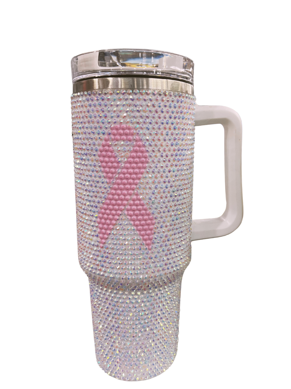Breast Cancer Bling Tumbler 40 oz