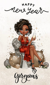 Christmas Glam Ladies Planner Dashboard Bundle – Holiday Fashion Set (3-Pack)