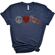 Peace Love  Crawfish T-Shirt
