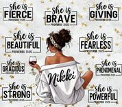 She Is Brave – Custom Name 20oz Tumbler