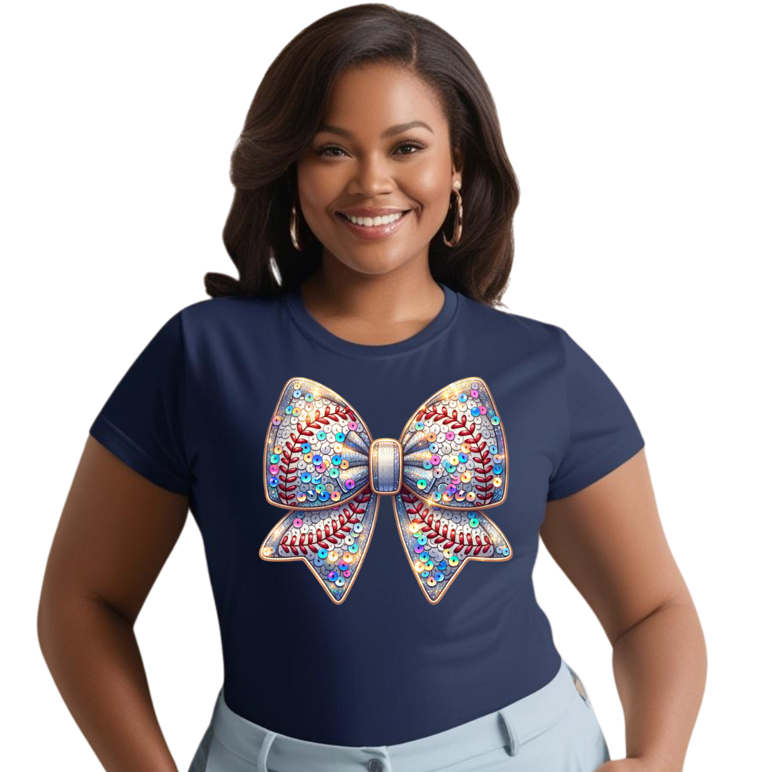 Bow Baseball Tee