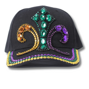 Mardi Gras Rhinestone Hats