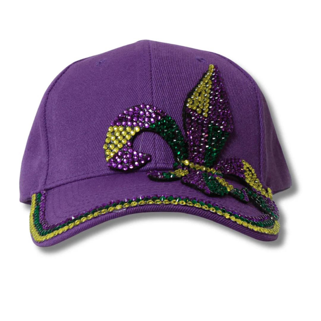 Mardi Gras Rhinestone Hats