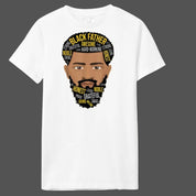 Black Father Awesome T-Shirt - Shimmer Me