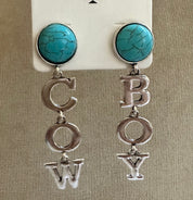 Cowboy Silver  Earrings