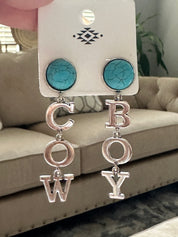 Cowboy Silver  Earrings
