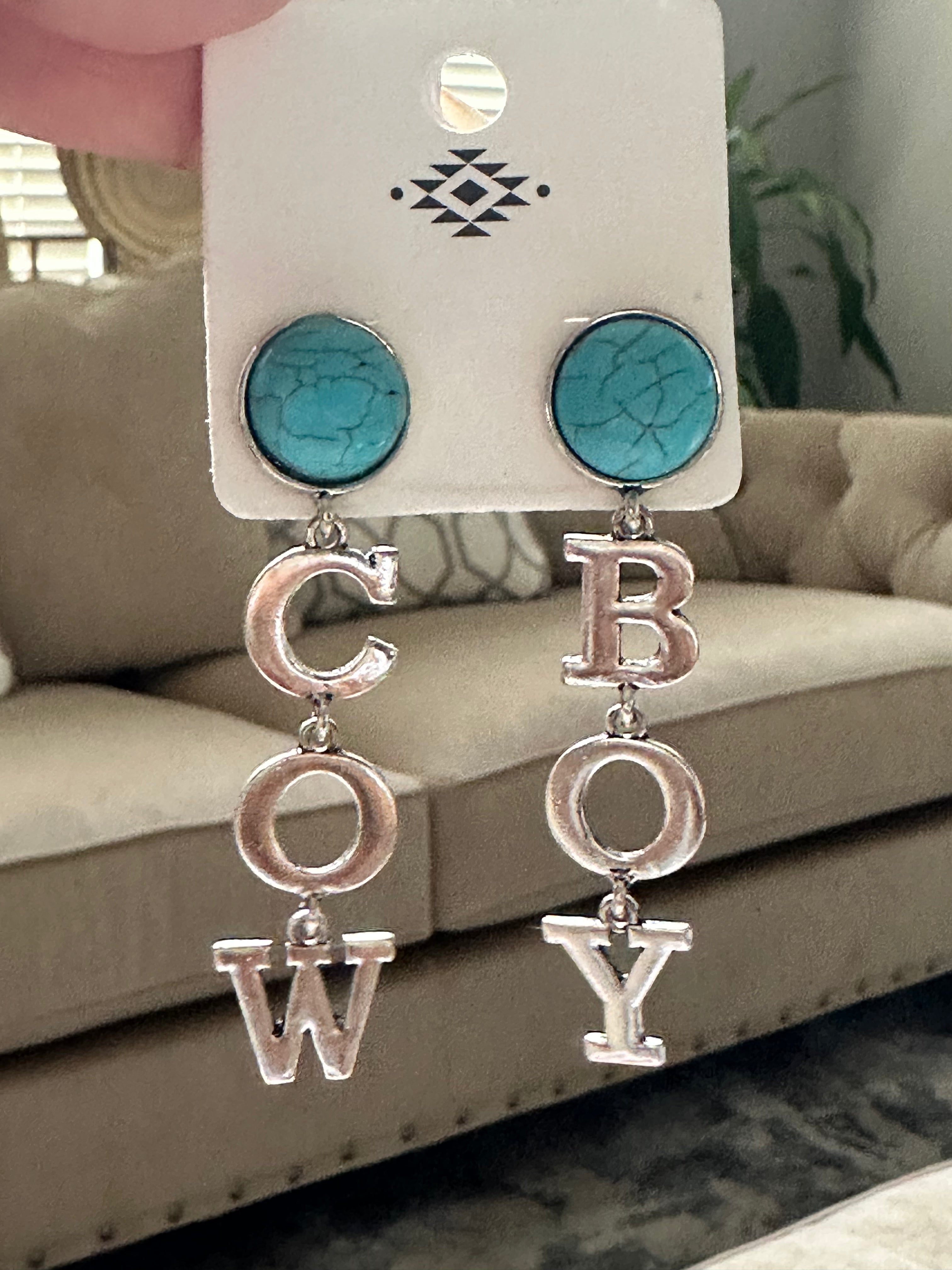 Cowboy Silver  Earrings