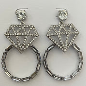 Wedding Ring Bride Earrings