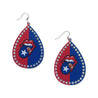Tear Drop Texans Earrings - Shimmer Me