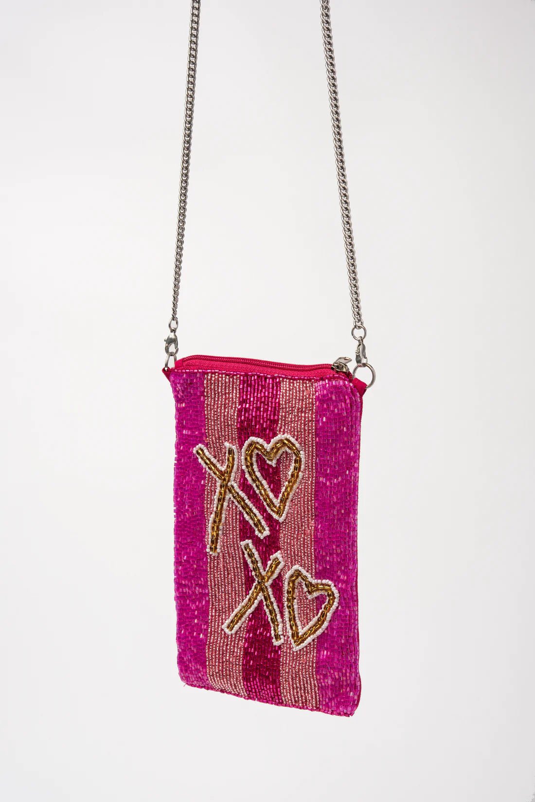 XOXO Crossbody Purse W/ Strap - Shimmer Me