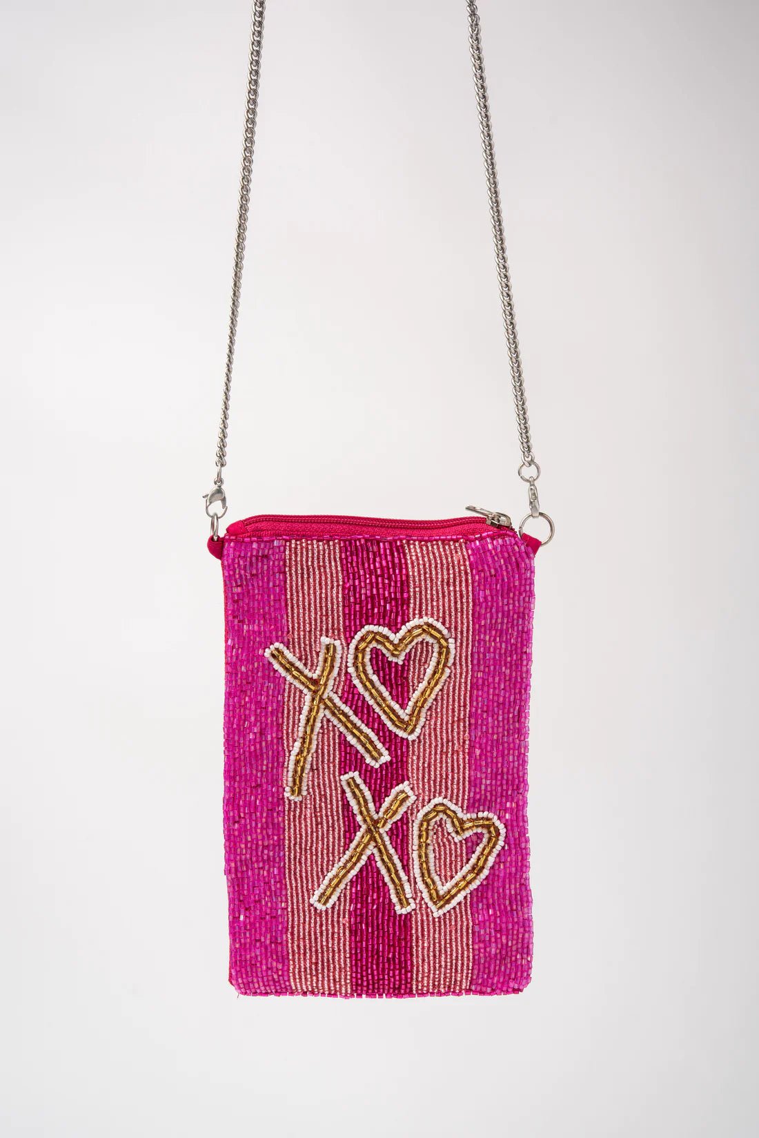 XOXO Crossbody Purse W/ Strap - Shimmer Me